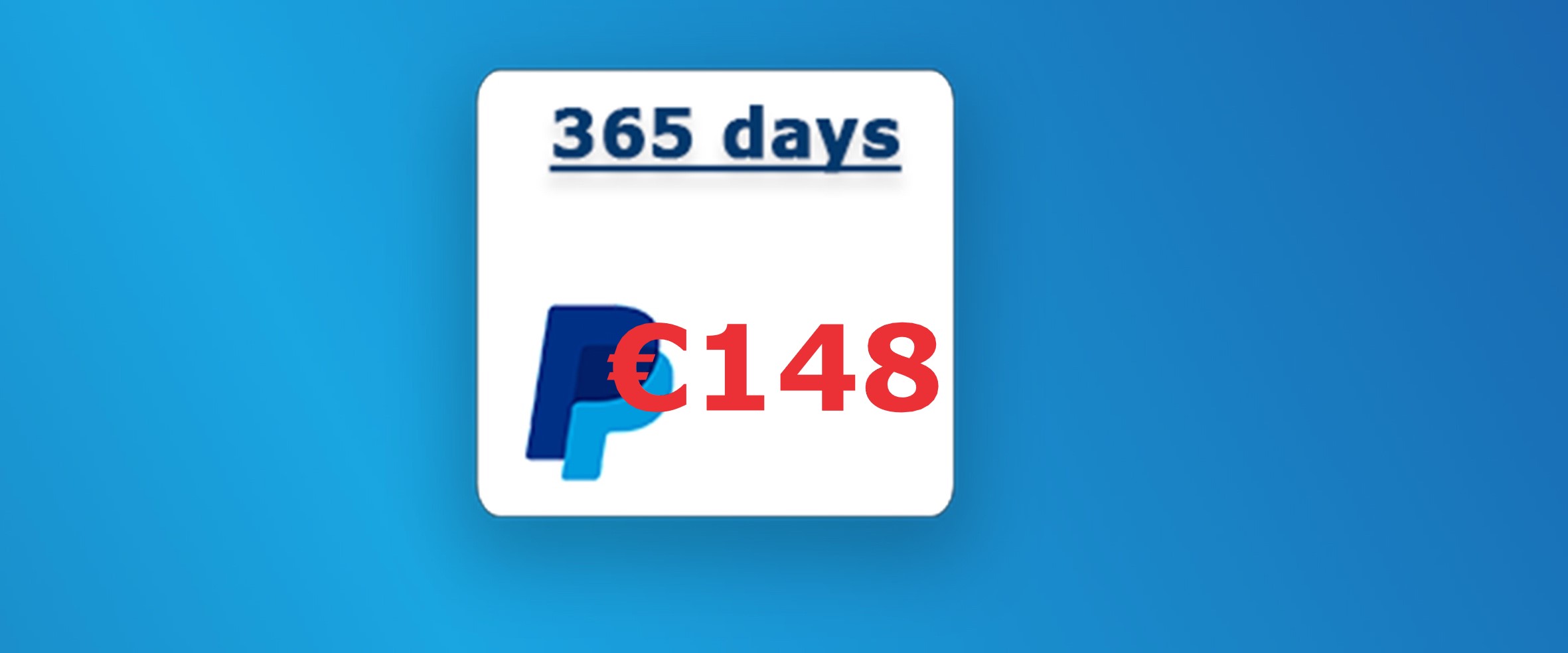 365 days button